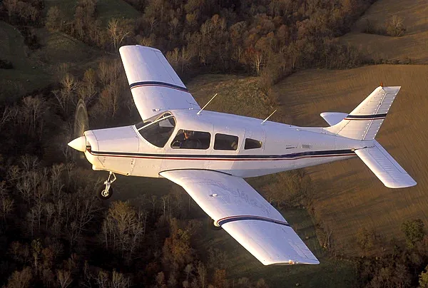 inside plane cockpit